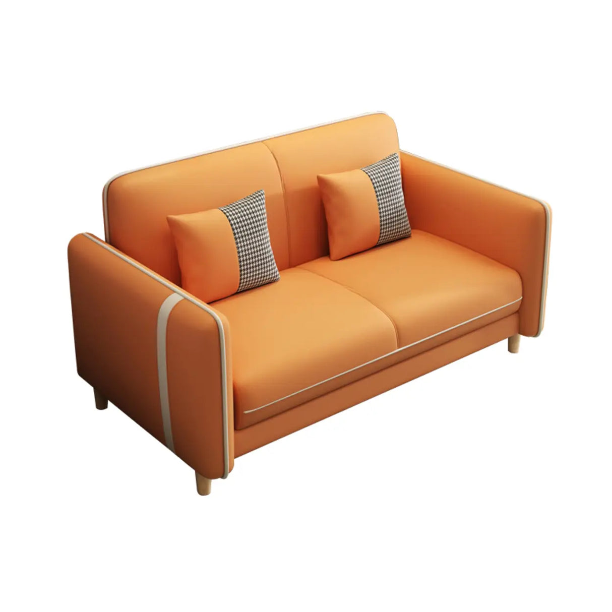 Bedroom Green Stain Resistant Loveseat with Pillow Image - 9