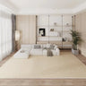 Bedroom Minimalist Solid Color Apricot Area Rug Image - 7