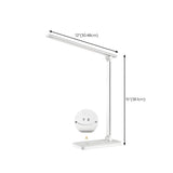 Bedroom Modern White Metal Table Lamp with Touch Switch Image - 19