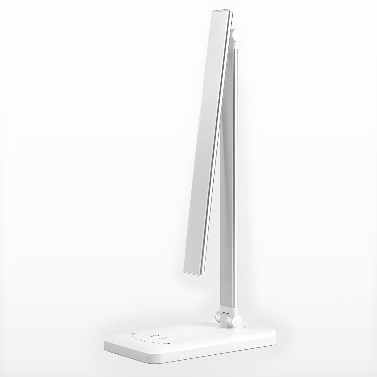 Bedroom Modern White Metal Table Lamp with Touch Switch Image - 8