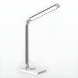 Bedroom Modern White Metal Table Lamp with Touch Switch Image - 9