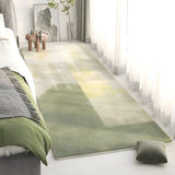 Bedroom Rectangle Lambswool Stain-Resistant Area Rug Image - 3