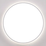 Bedroom Simplistic White LED Flush Mount Ceiling Light Image - 17