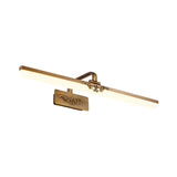 Bedroom Vintage Ultra-Thin  Bronze LED Vanity Light Image - 3