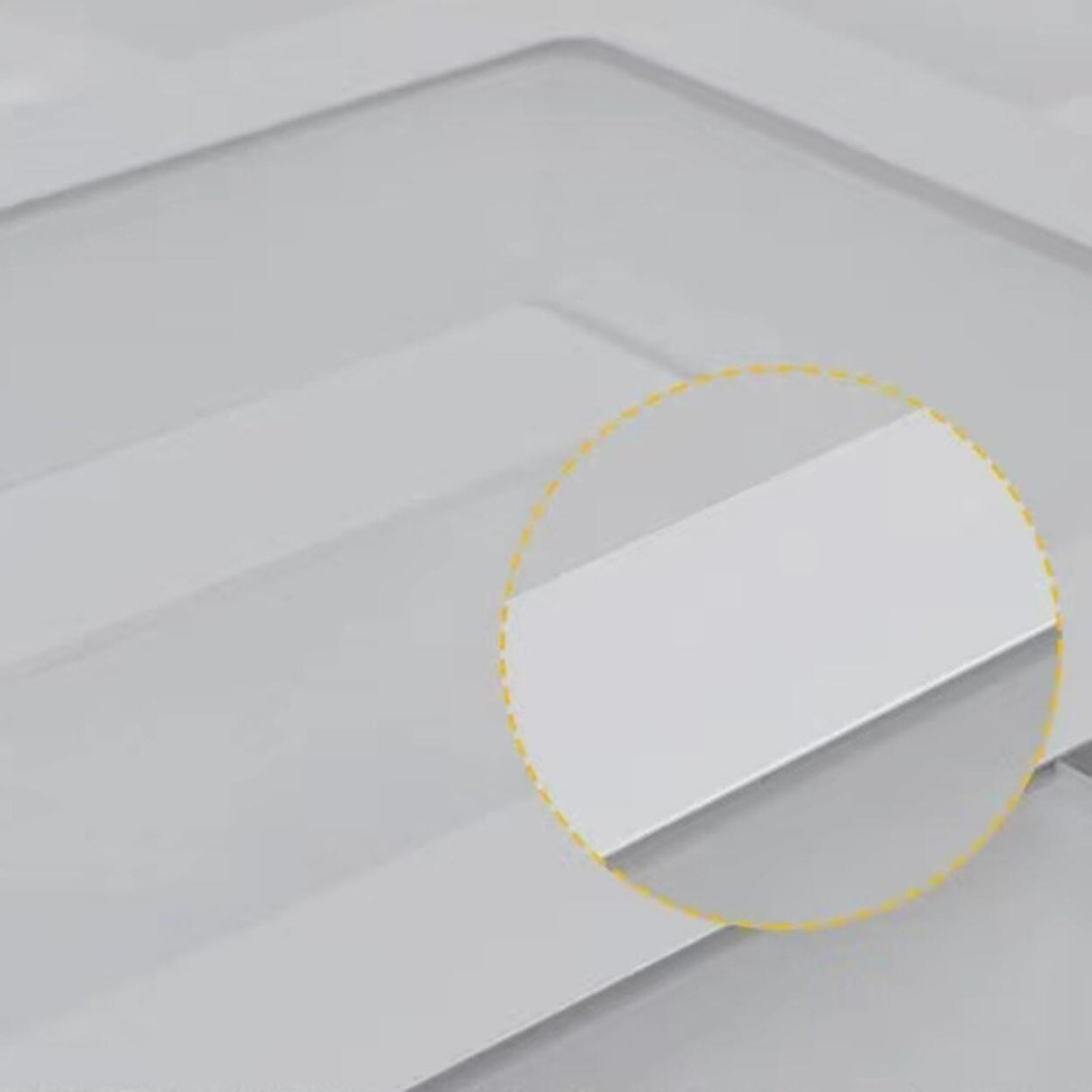 Bedroom White Square LED Flush Mount Ceiling Light Image - 8