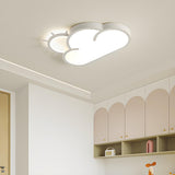 Bedroom White Sun Cloud LED Flush Mount Ceiling Light Image - 14