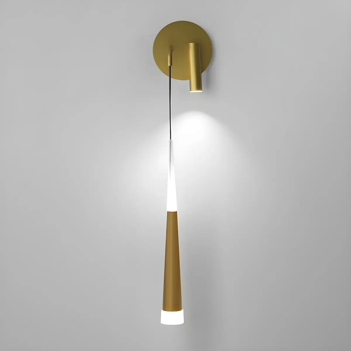 Bedside 2-Light Cylinder Adjustable Reading Wall Sconce Image - 7