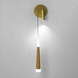 Bedside 2-Light Cylinder Adjustable Reading Wall Sconce Image - 7