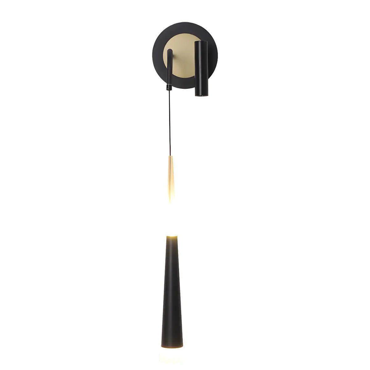 Bedside 2-Light Cylinder Adjustable Reading Wall Sconce Image - 9