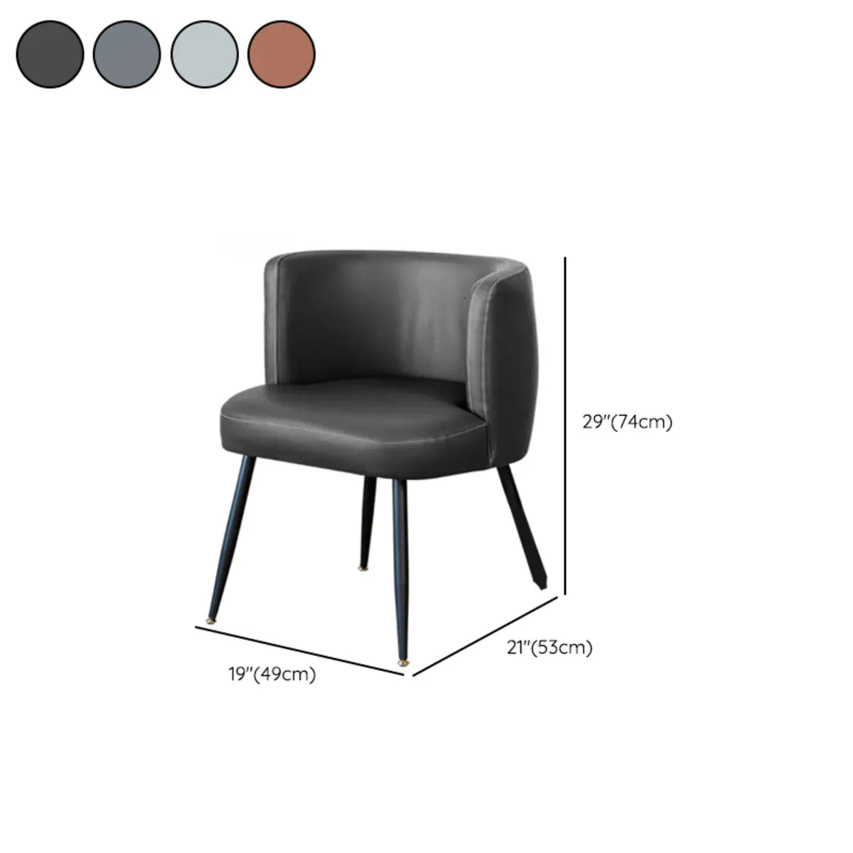 Beige Fixed Back Wood Four Legs Arm Chair with Pillow 
