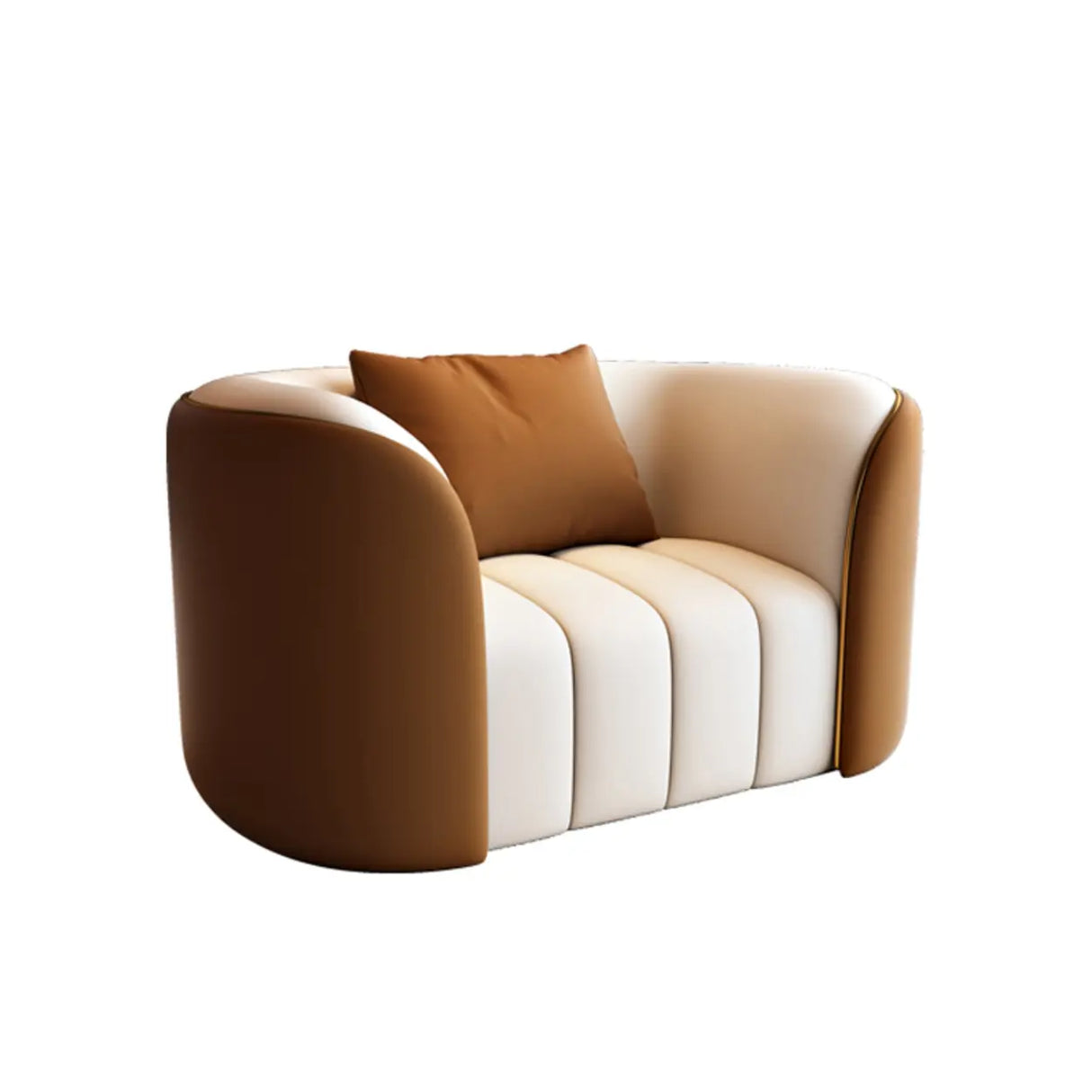 Beige Gray Tight Back Sofa Seating Group with Pillow Image - 15