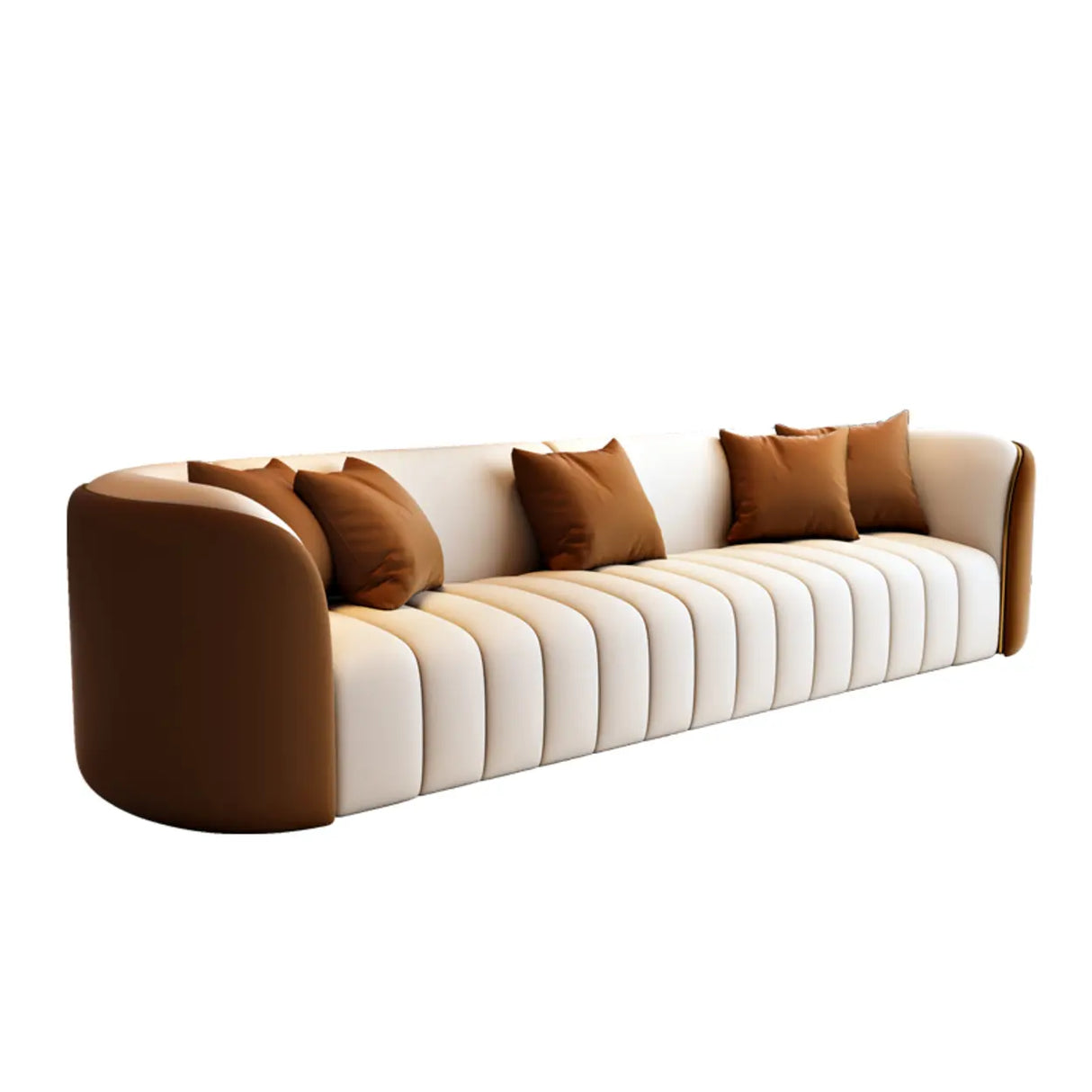 Beige Gray Tight Back Sofa Seating Group with Pillow Image - 19