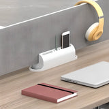 Beige L-Shaped Wooden Desk with Storage for Four Image - 11