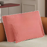 Beige Large Rectangular Reclining Fabric Lounger Sofa Image - 4