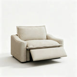 Beige Power Reclining Modular Sofa with Down & Memory Foam Image - 18