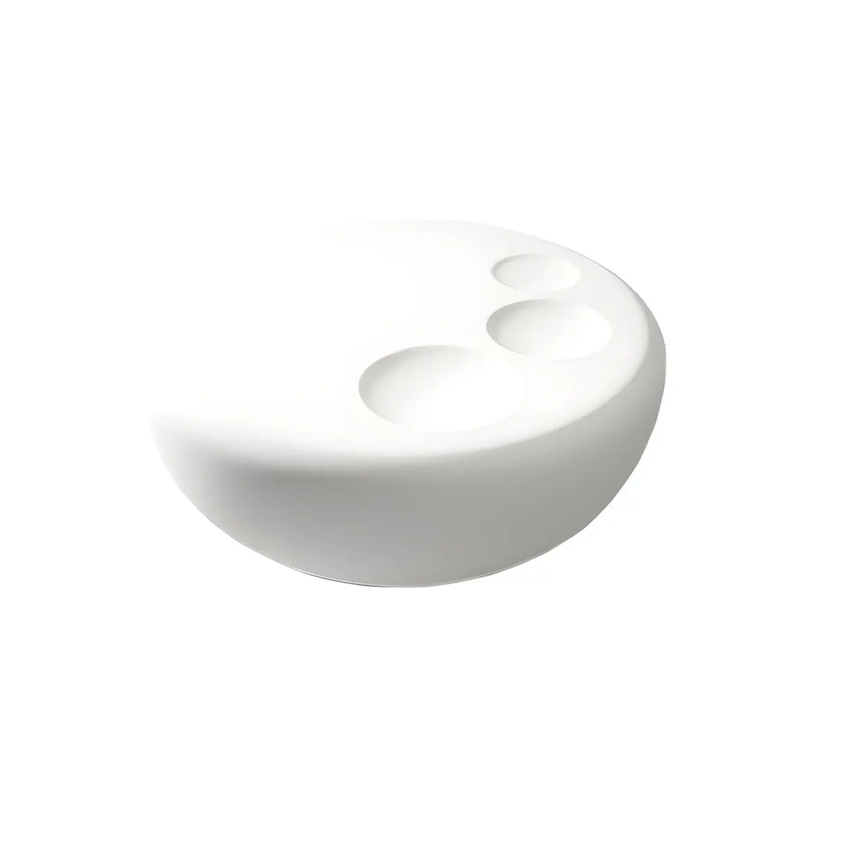 Beige Round Wood Top Pedestal Base Coffee Table Set Image - 7