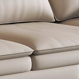 Beige Scratch Resistant Tech Cloth L-Shape Sectional Image - 11