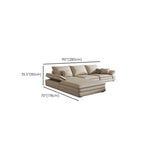 Beige Scratch Resistant Tech Cloth L-Shape Sectional Image - 13