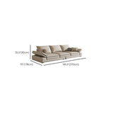 Beige Scratch Resistant Tech Cloth L-Shape Sectional Image - 15