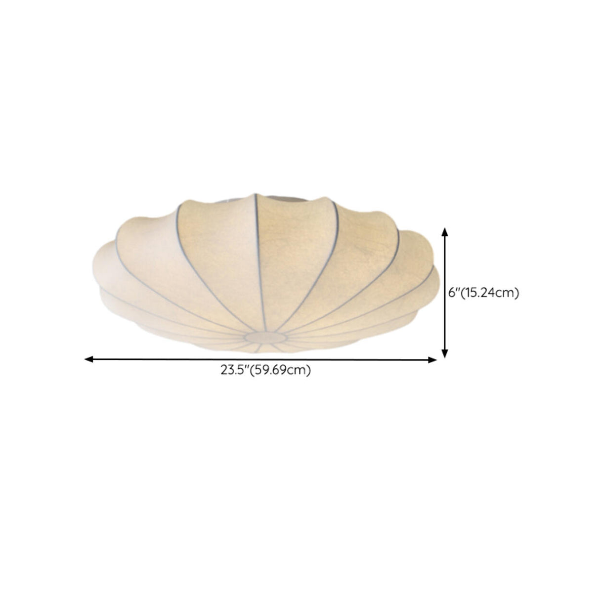 Beige Silk Flower Semi-Flush Mount Light Living Room Image - 13