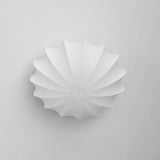 Beige Silk Flower Semi-Flush Mount Light Living Room Image - 8