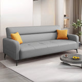 Beige Stain Resistant Anti Cat Scratch Leather Sleeper Image - 9