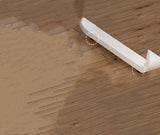 Beige Standard Single Wooden Desk with Drawers Image - 12