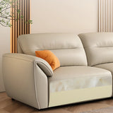 Beige Tear Resistant Genuine Leather Extra Long Sleeper Image - 5