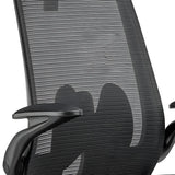 Black Adjustable Arms Ergonomic Mesh Office Chairs Image - 13