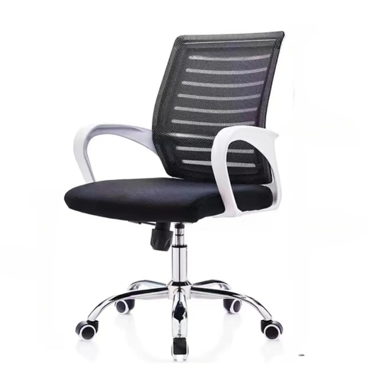 Black Adjustable Comfort Ergonomic Mesh Office Chair Image - 4