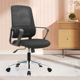 Black Adjustable Comfort Modern Mesh Ergonomic Office Chair Image - 1