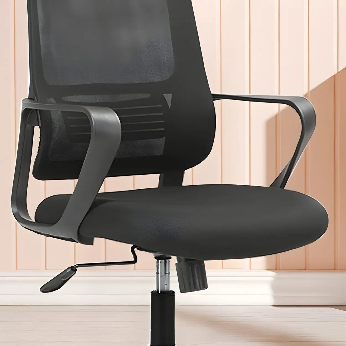 Black Adjustable Comfort Modern Mesh Ergonomic Office Chair Image - 11