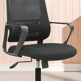 Black Adjustable Comfort Modern Mesh Ergonomic Office Chair Image - 11