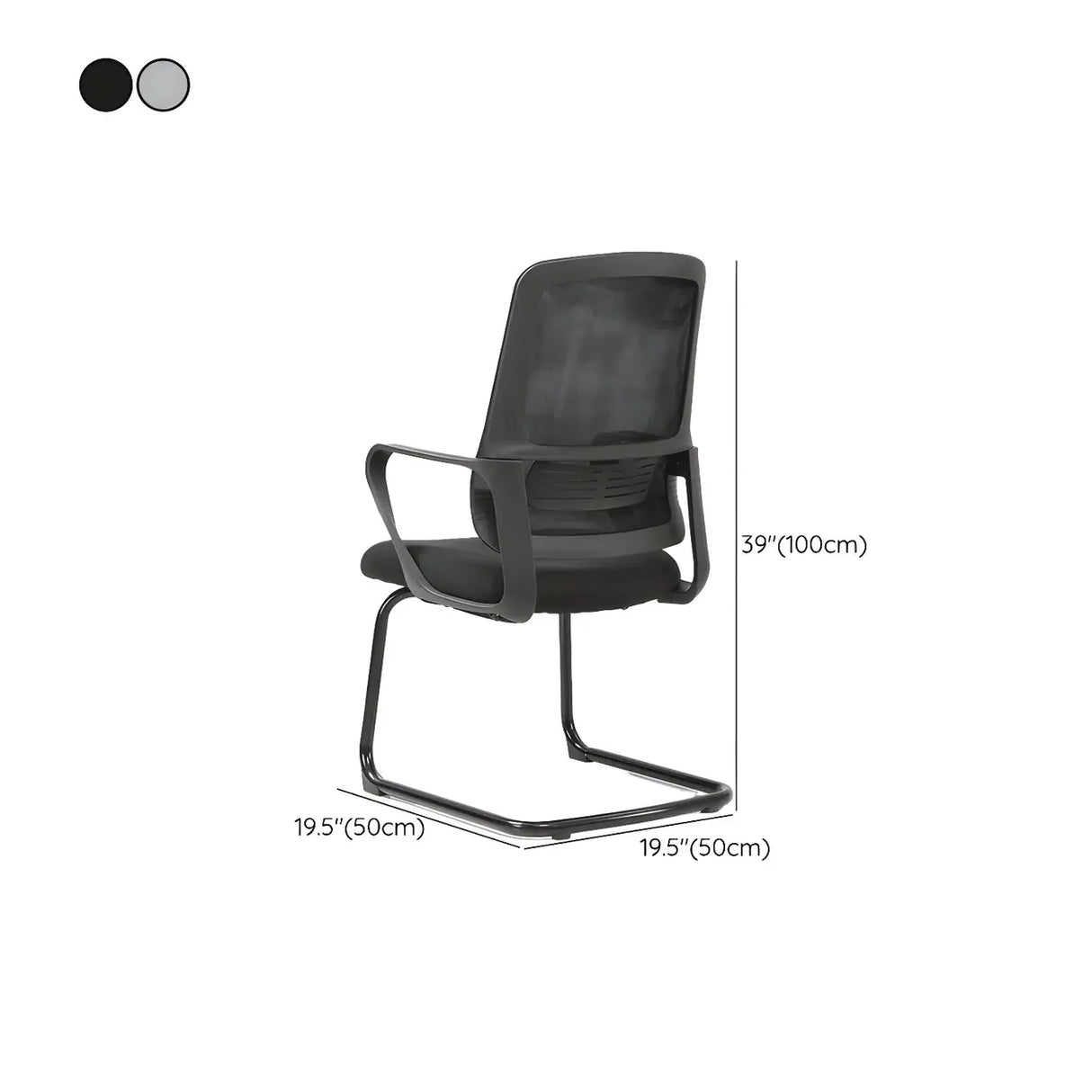 Black Adjustable Comfort Modern Mesh Ergonomic Office Chair Image - 13