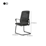 Black Adjustable Comfort Modern Mesh Ergonomic Office Chair Image - 13