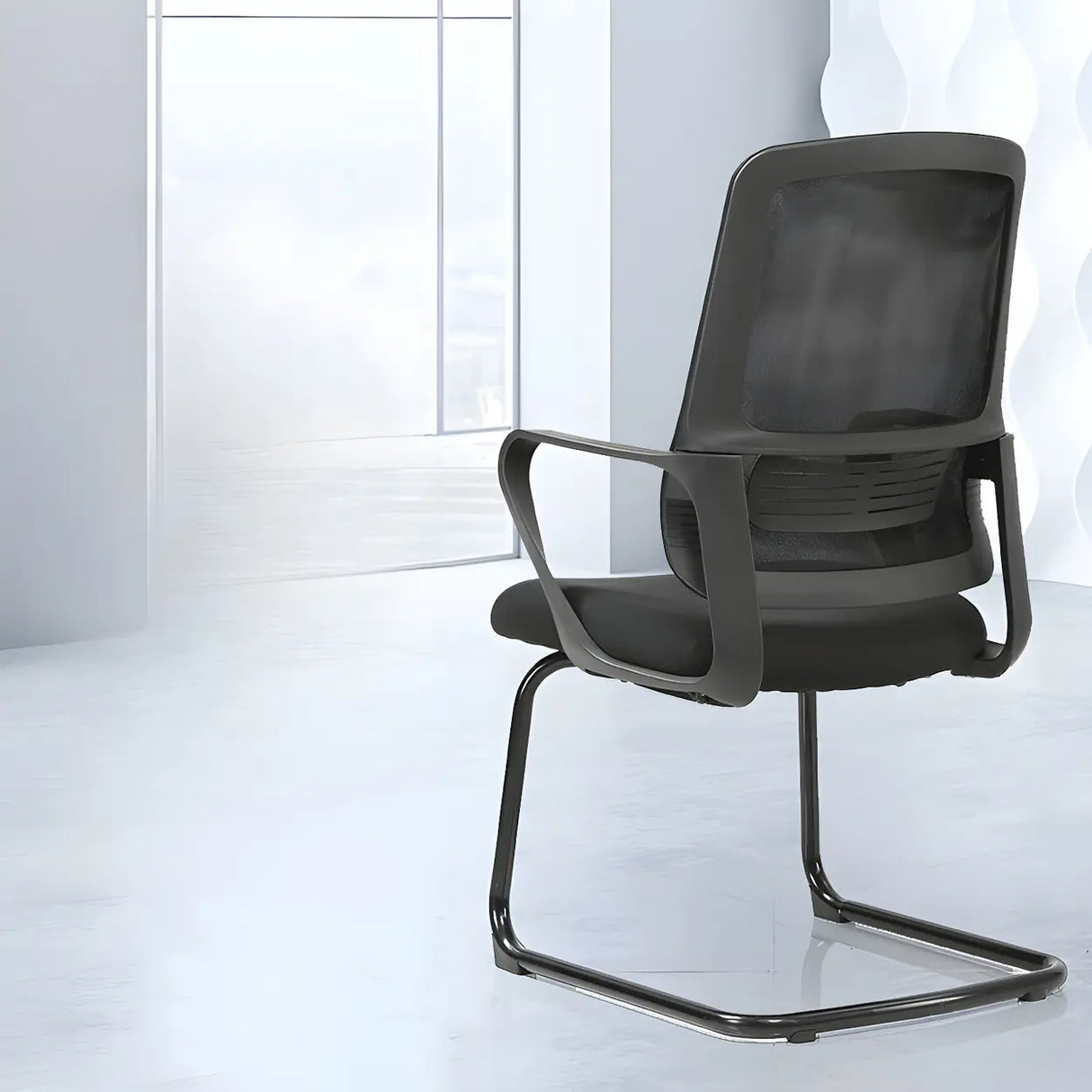 Black Adjustable Comfort Modern Mesh Ergonomic Office Chair Image - 3