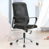 Black Adjustable Comfort Modern Mesh Ergonomic Office Chair Image - 4