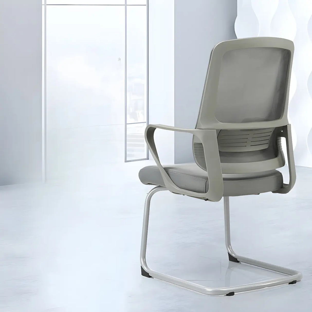 Black Adjustable Comfort Modern Mesh Ergonomic Office Chair Image - 7