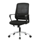Black Adjustable Comfort Modern Mesh Ergonomic Office Chair Image - 9