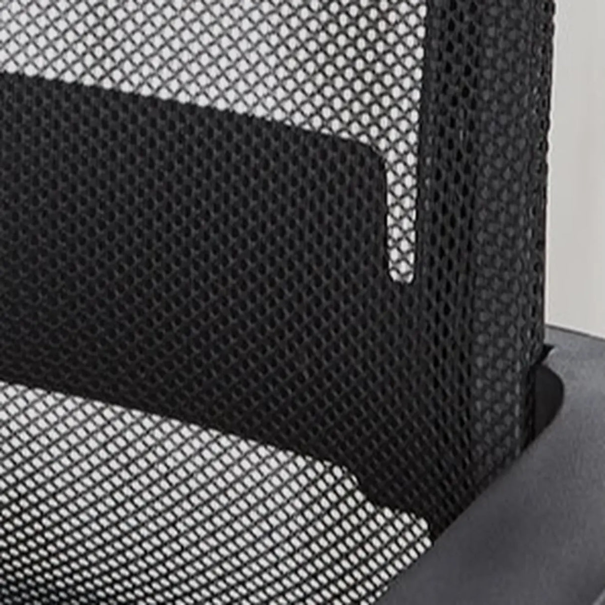 Black Adjustable Contemporary Mesh Back Office Chair Image - 3
