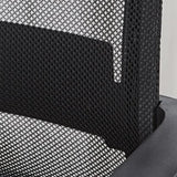 Black Adjustable Contemporary Mesh Back Office Chair Image - 3