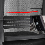 Black Adjustable Contemporary Mesh Back Office Chair Image - 6