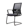 Black Adjustable Mesh Ergonomic Office Chair with Casters Image - 2