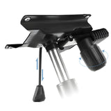 Black Adjustable Mesh Ergonomic Office Chair with Casters Image - 7