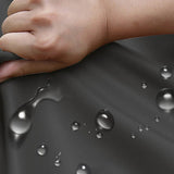 Black Anti Cat Scratch Leather Upholstered Back Sofa Image - 11