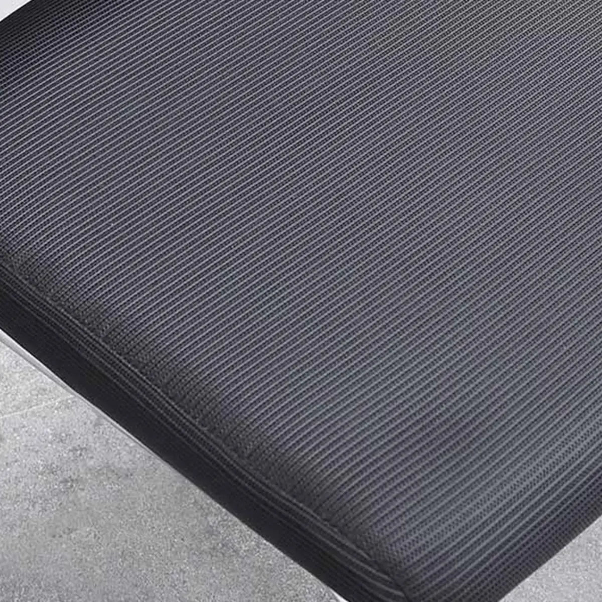 Black Armless Modern Ergonomic Mesh Office Chairs Image - 15