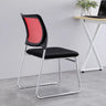 Black Armless Modern Ergonomic Mesh Office Chairs Image - 2