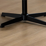 Black Base Comfort Rotating Fabric Studio Office Chair Image - 4