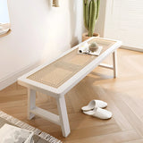 Black Bedroom Bench with Shoe Storage Image - 9