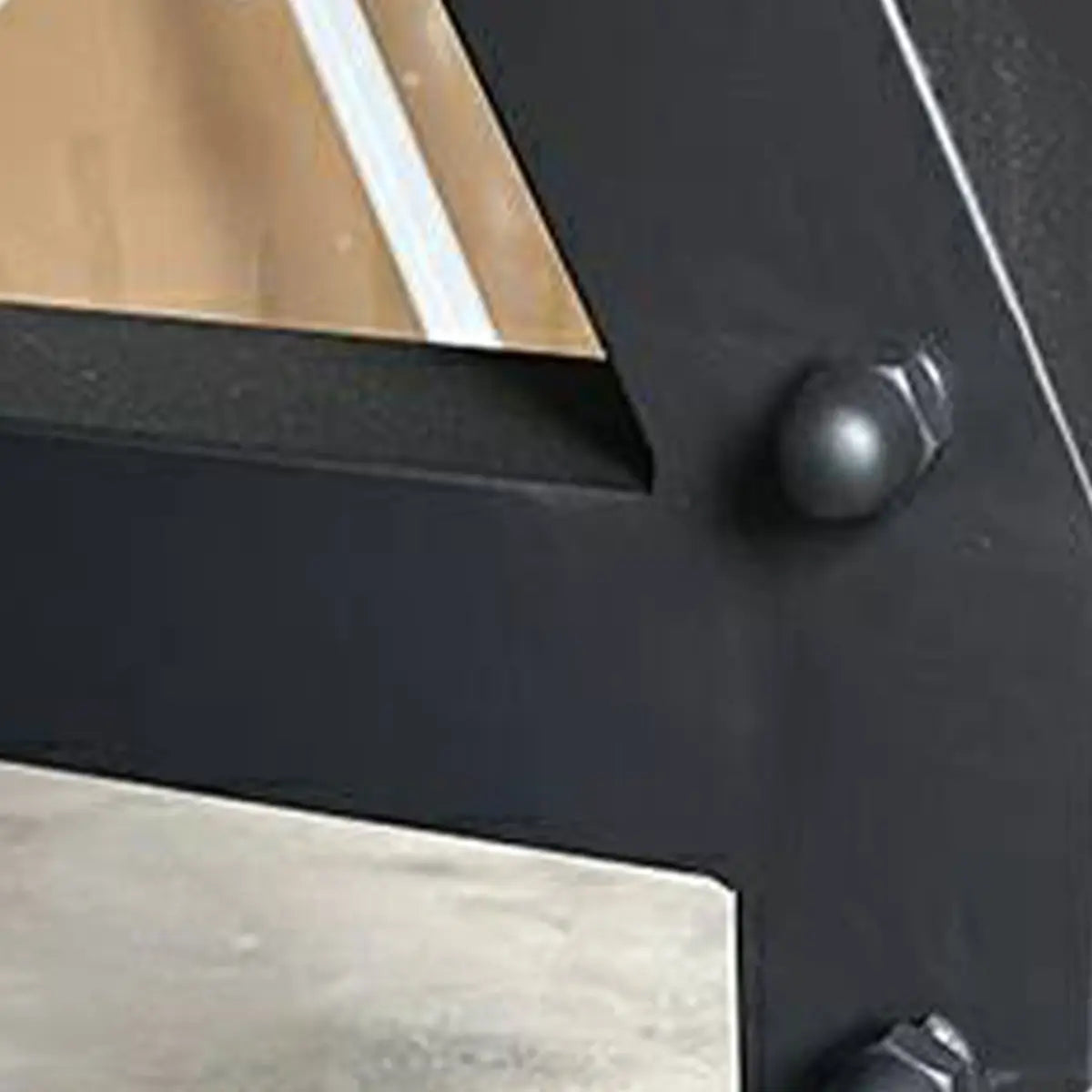 Black Bunk Metal Space-Saving Study Bed with Guardrail Image - 9